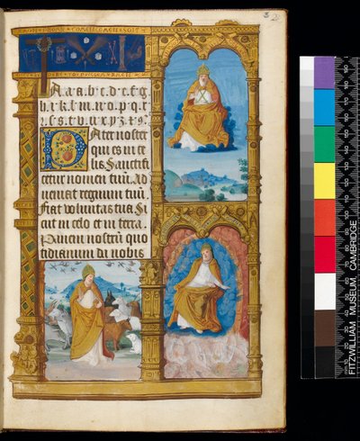 Ms 159, fol 3r Leven van Sint Claudius van Besancon, uit 